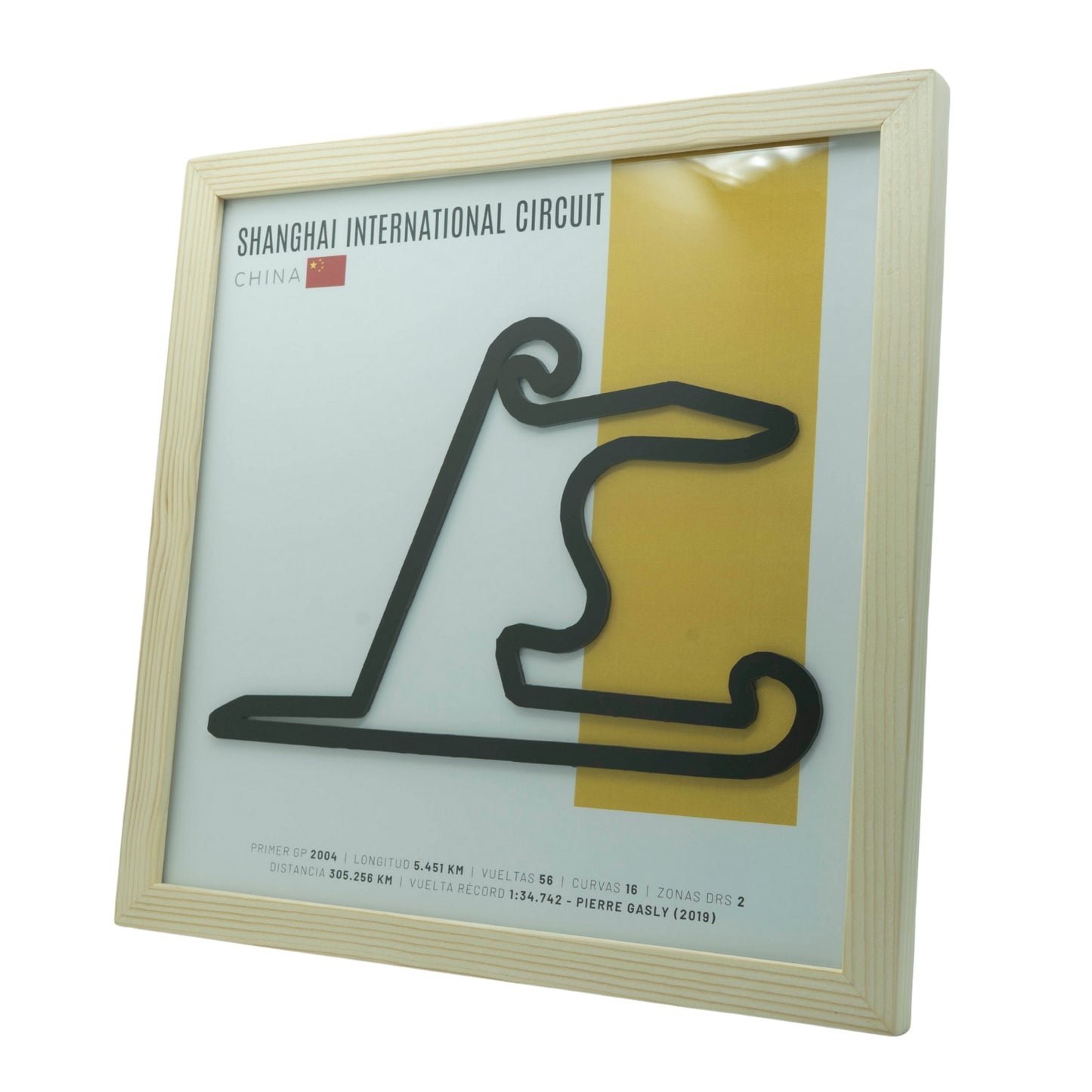 F1 – Shanghai International Circuit (China) | Circuito 3D enmarcado