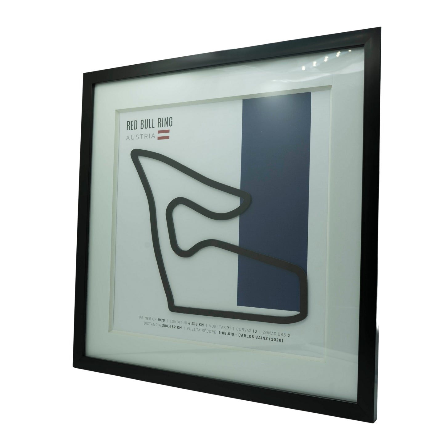 F1 – Red Bull Ring (Austria) | Circuito 3D enmarcado