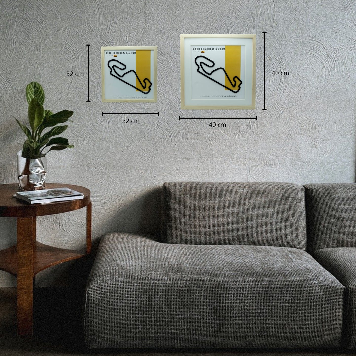 F1 - Circuito 3D Enmarcado | Circuit de Barcelona- Circuito 3D Enmarcado |Catalunya (España)