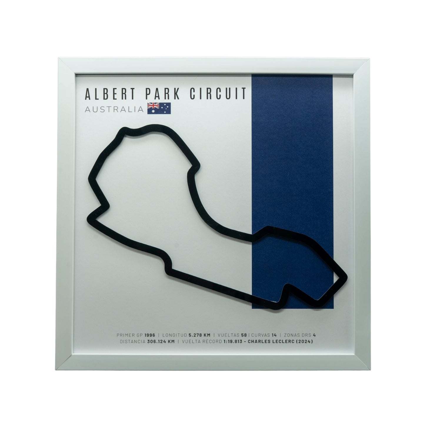 F1 – Albert Park Circuit (Australia) | Circuito 3D enmarcado