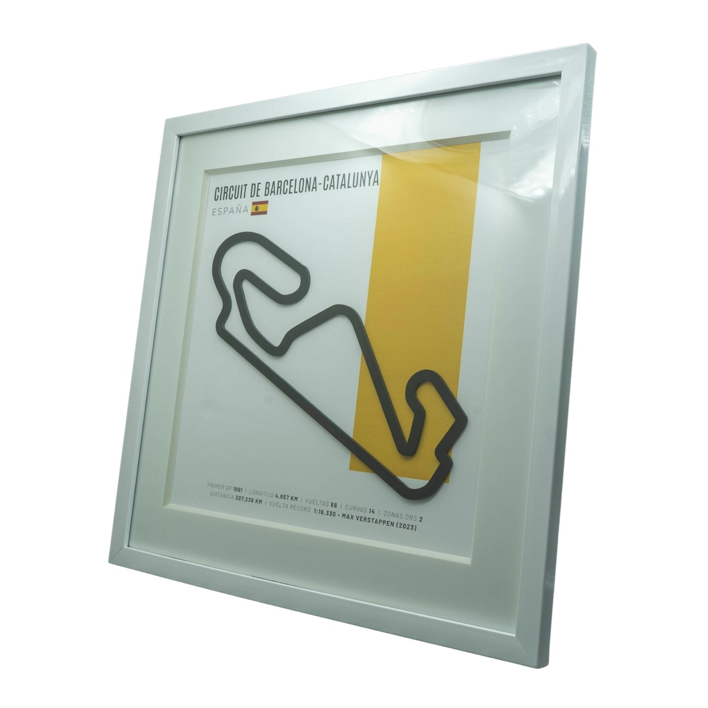 F1 – Circuit de Barcelona-Catalunya (España) | Circuito 3D enmarcado