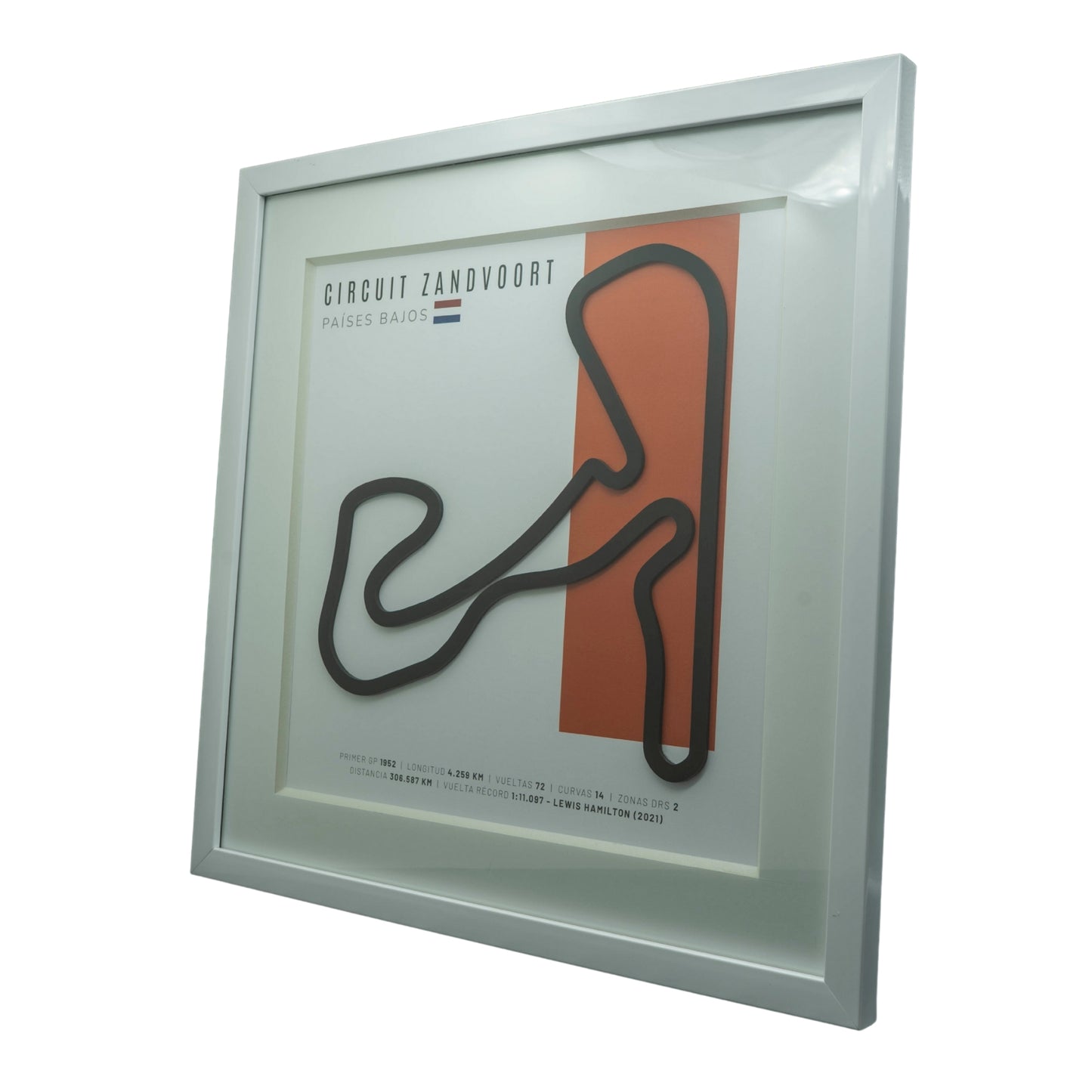 F1 – Circuit Zandvoort (Países Bajos) | Circuito 3D enmarcado