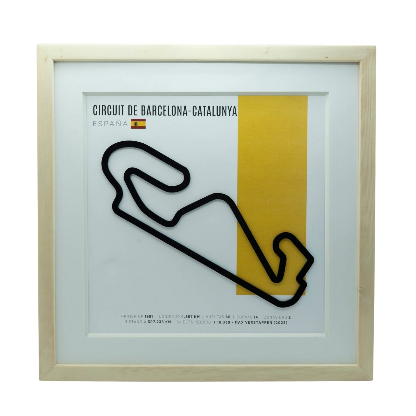 F1 – Circuit de Barcelona-Catalunya (España) | Circuito 3D enmarcado