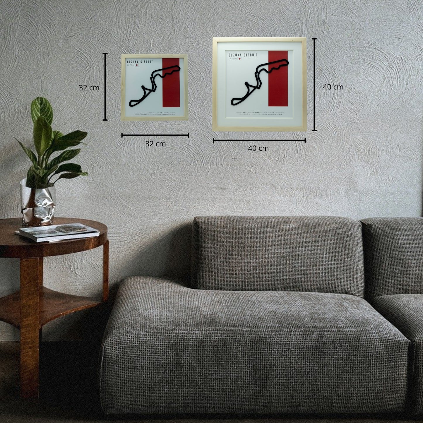 F1 – Circuito 3D Enmarcado | Suzuka Circuit (Japón)