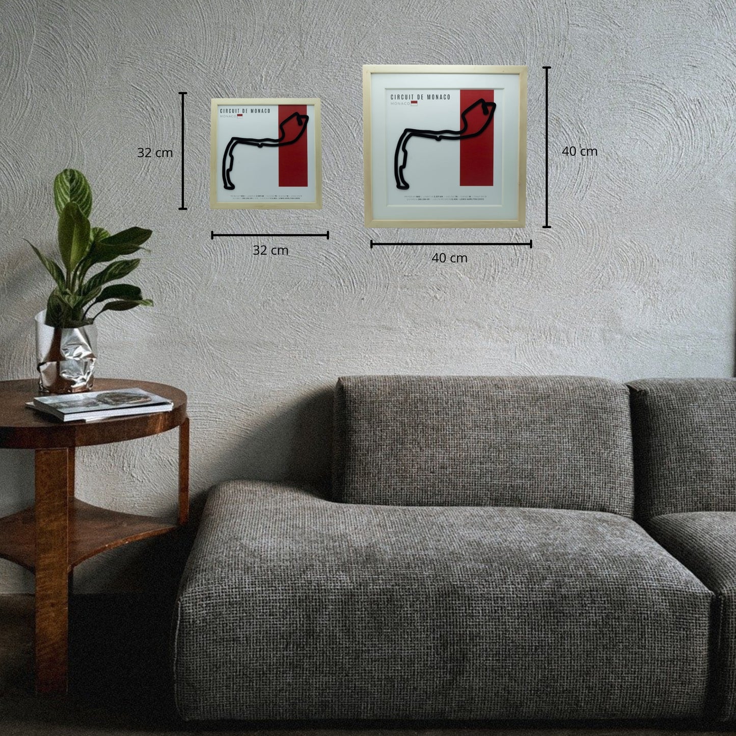 F1 - Circuito 3D Enmarcado | Circuit de Monaco (Mónaco)