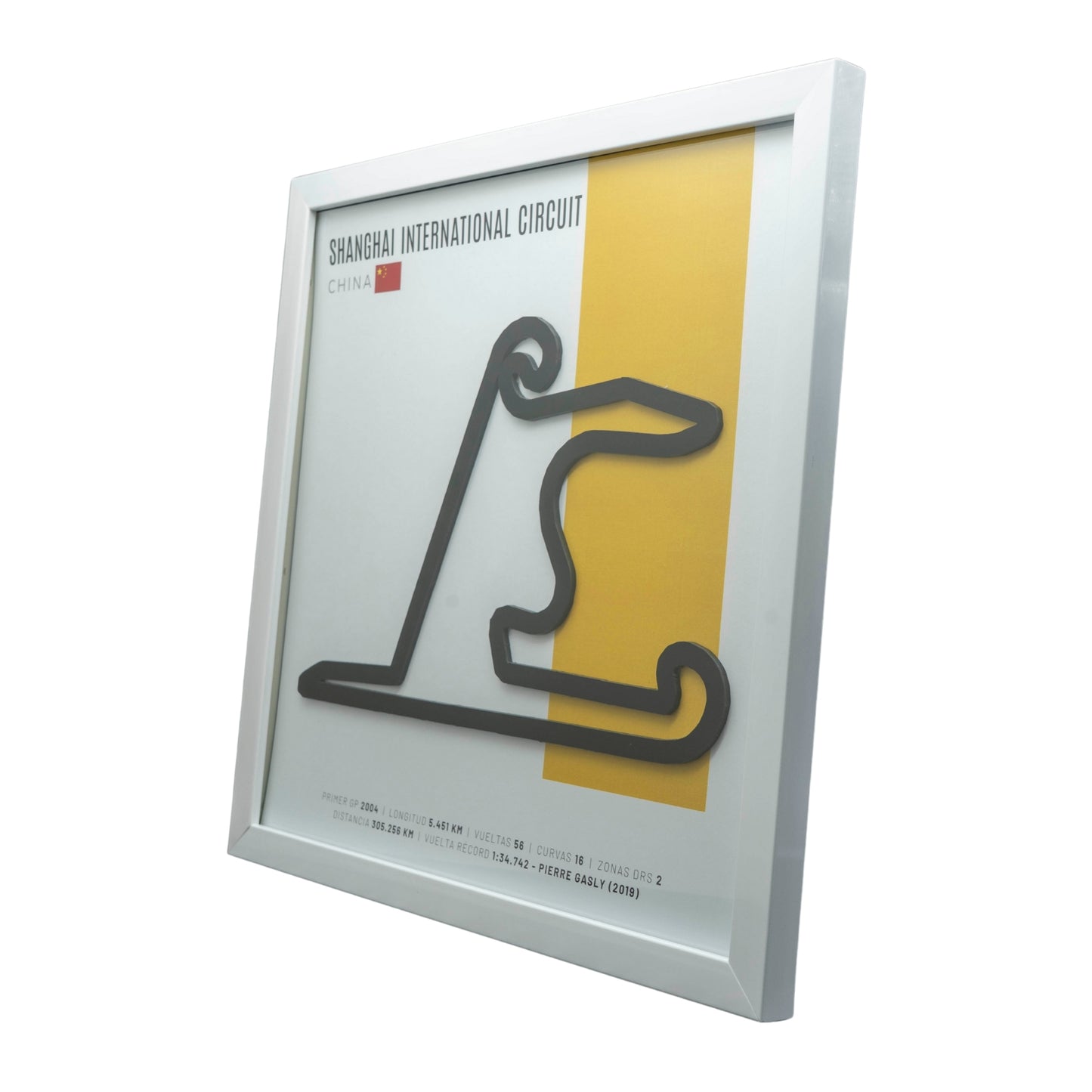 F1 – Shanghai International Circuit (China) | Circuito 3D enmarcado