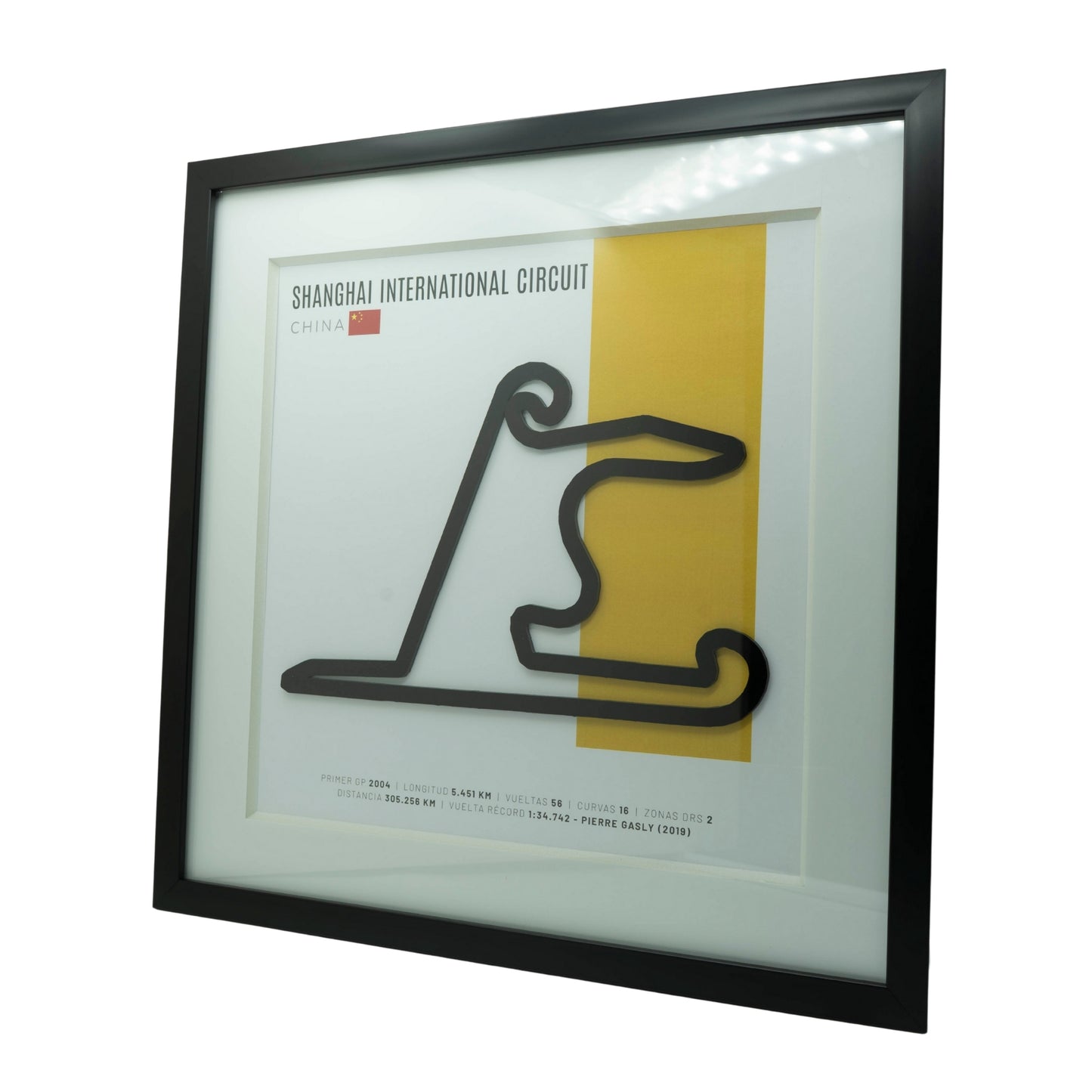 F1 – Shanghai International Circuit (China) | Circuito 3D enmarcado