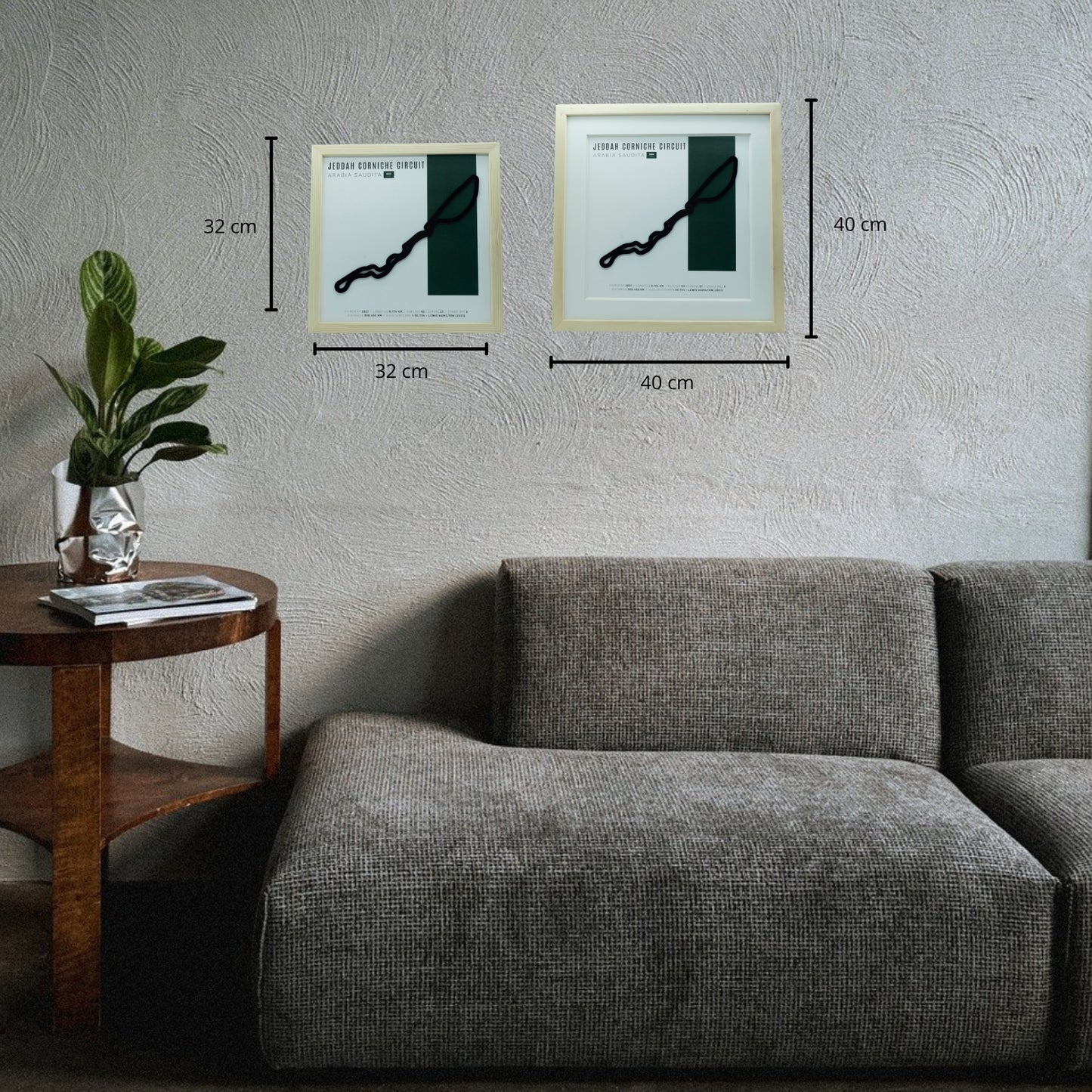 F1 – Circuito 3D Enmarcado | Jeddah Corniche Circuit (Arabia Saudita)