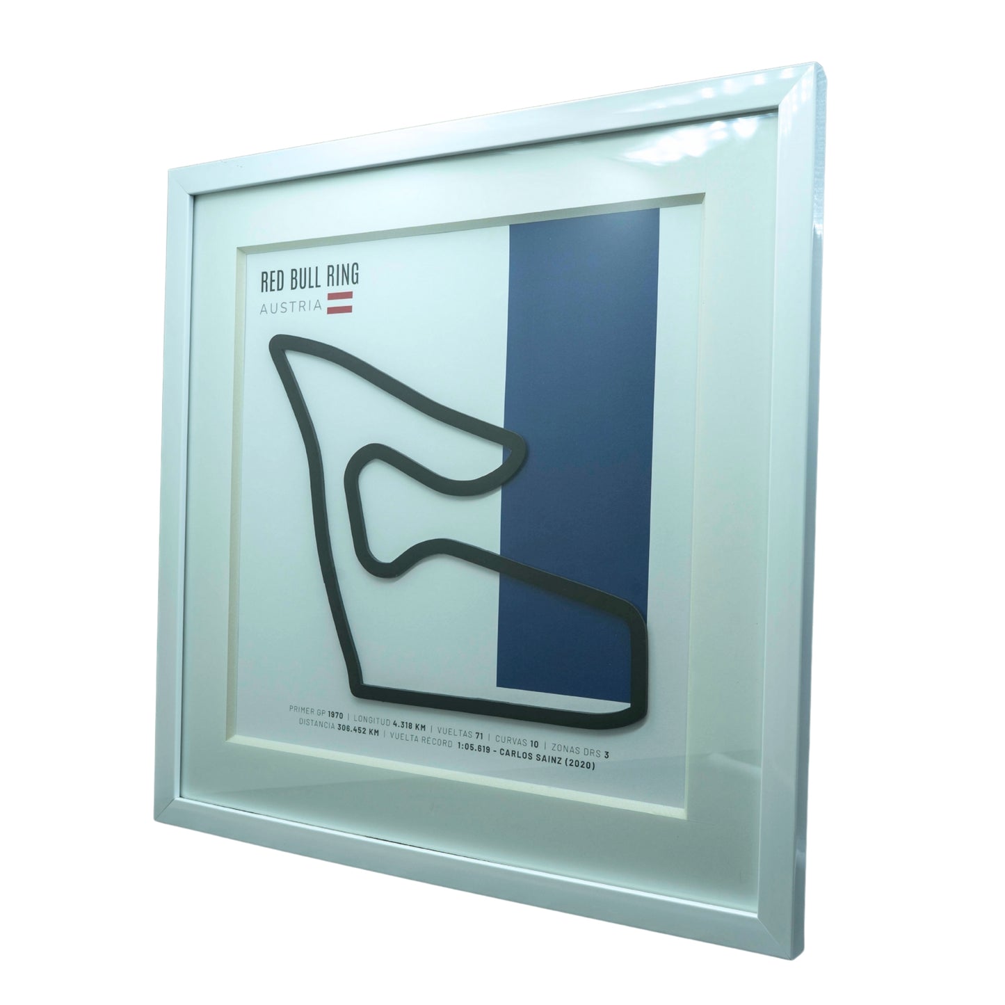 F1 – Red Bull Ring (Austria) | Circuito 3D enmarcado
