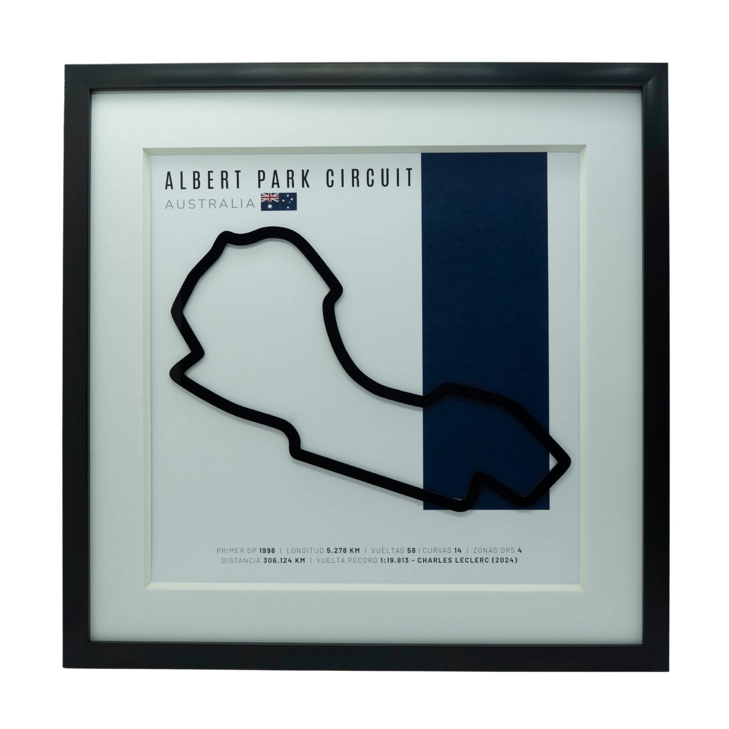F1 – Albert Park Circuit (Australia) | Circuito 3D enmarcado