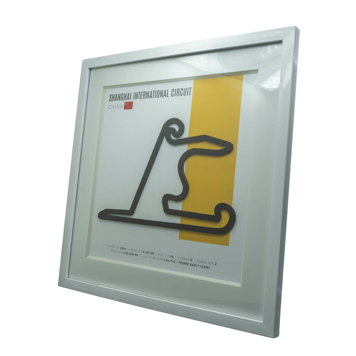 F1 – Shanghai International Circuit (China) | Circuito 3D enmarcado