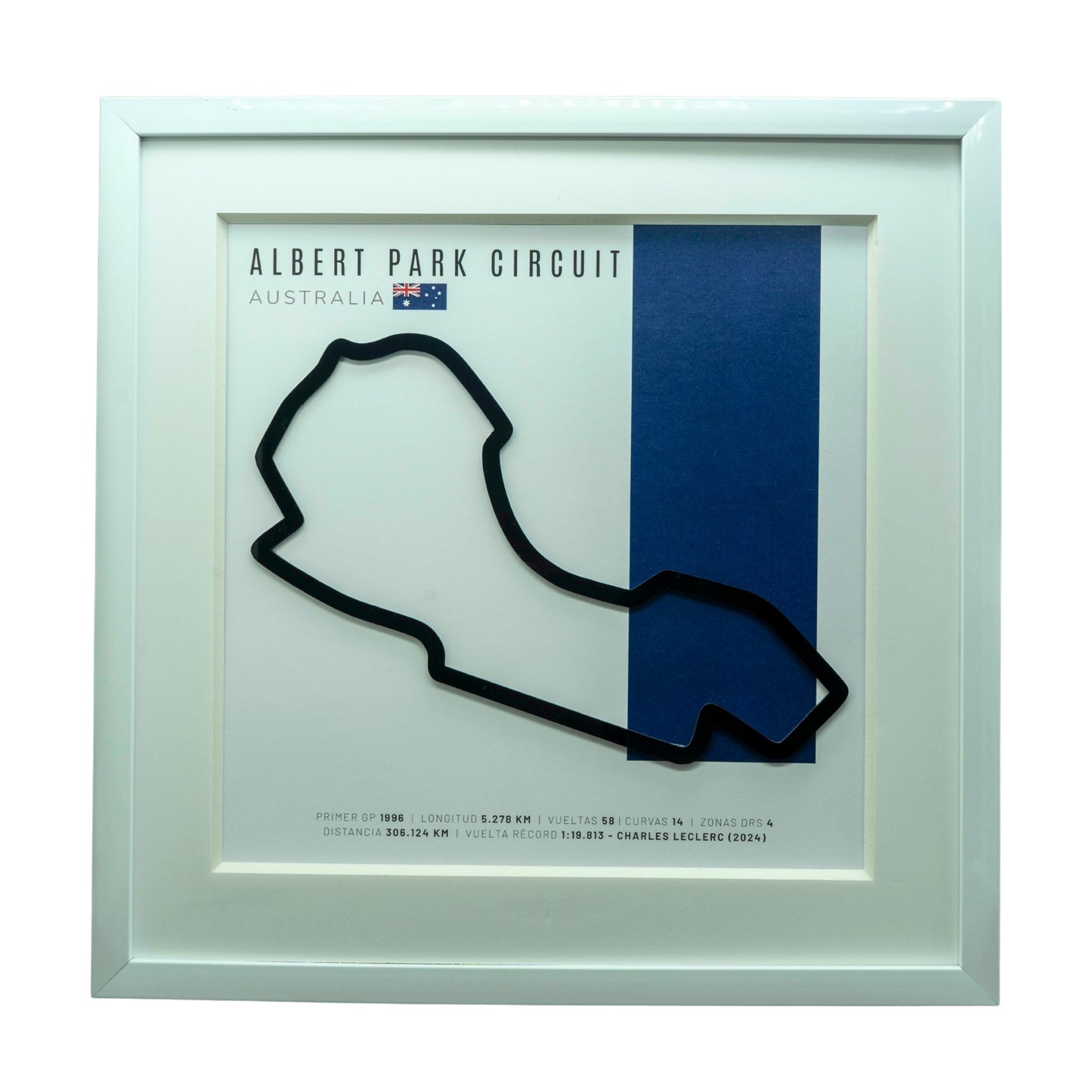 F1 – Albert Park Circuit (Australia) | Circuito 3D enmarcado