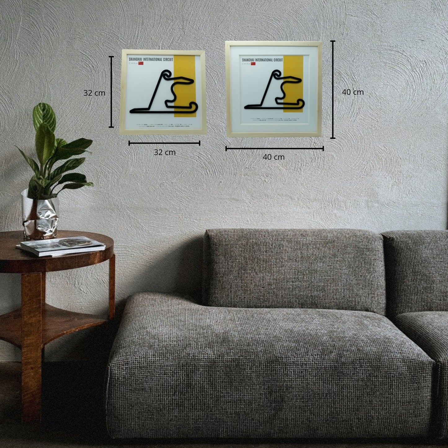 F1 – Circuito 3D Enmarcado | Shanghai International Circuit (China)