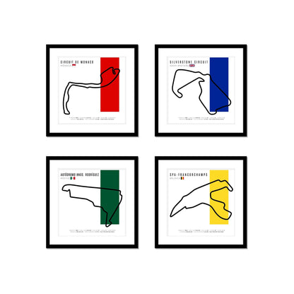 Paquete F1 – Set de 4 Circuitos Personalizables