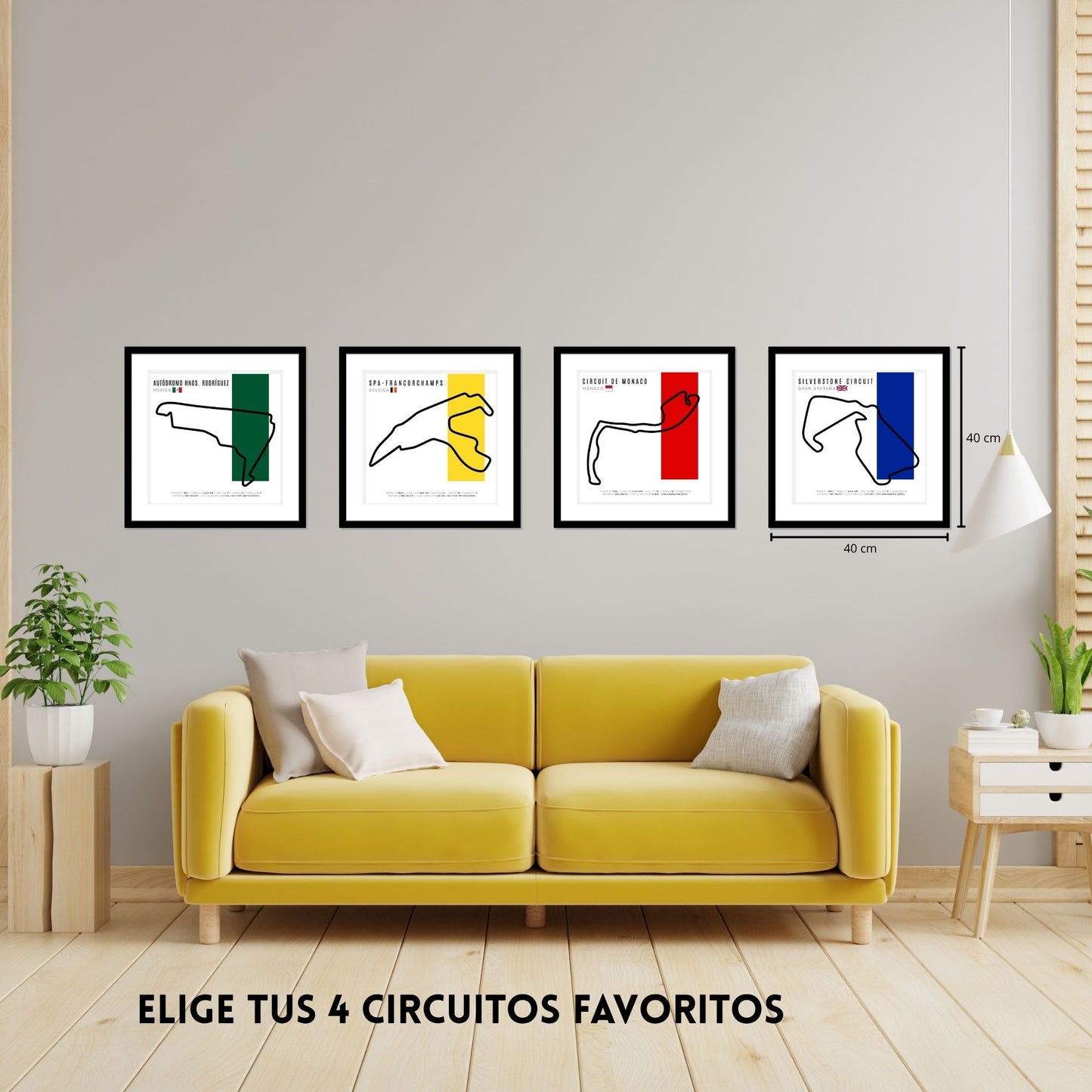 Paquete F1 – Set de 4 Circuitos Personalizables