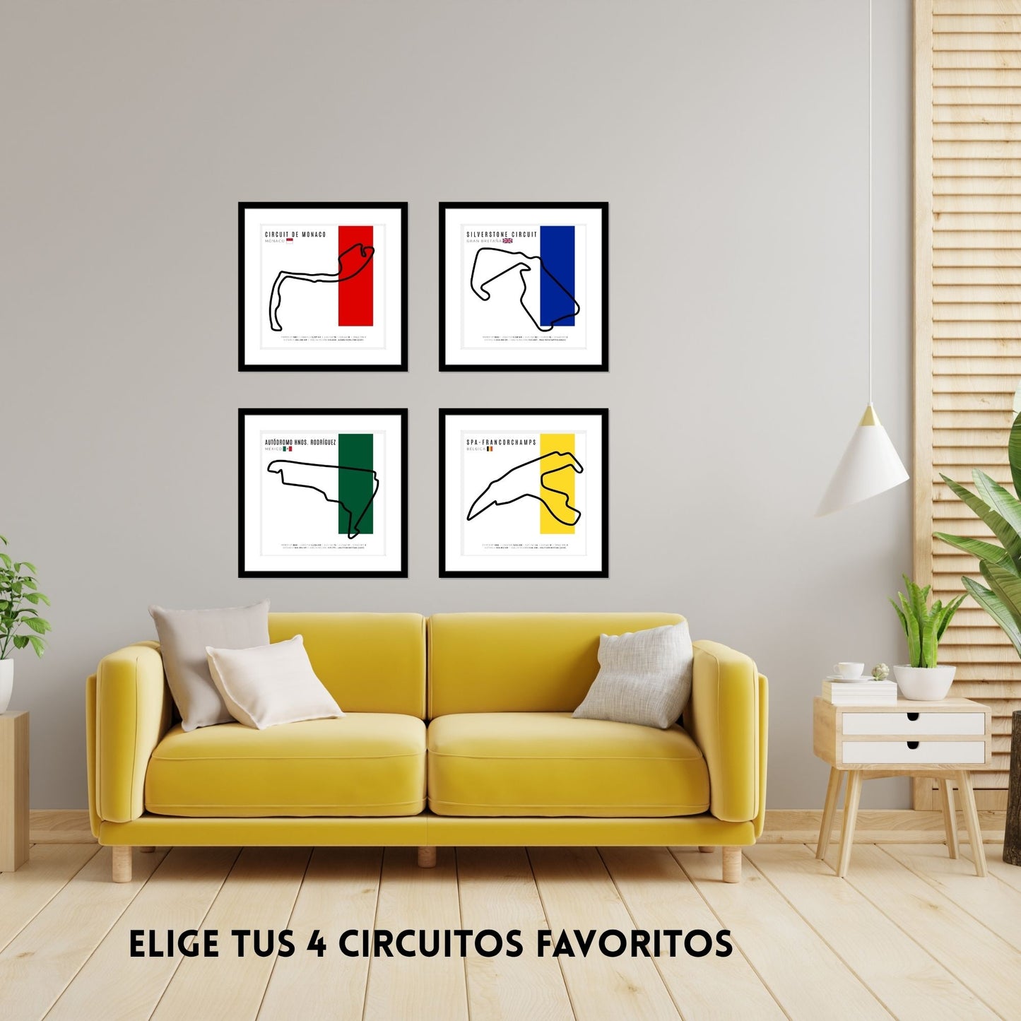 Paquete F1 – Set de 4 Circuitos Personalizables