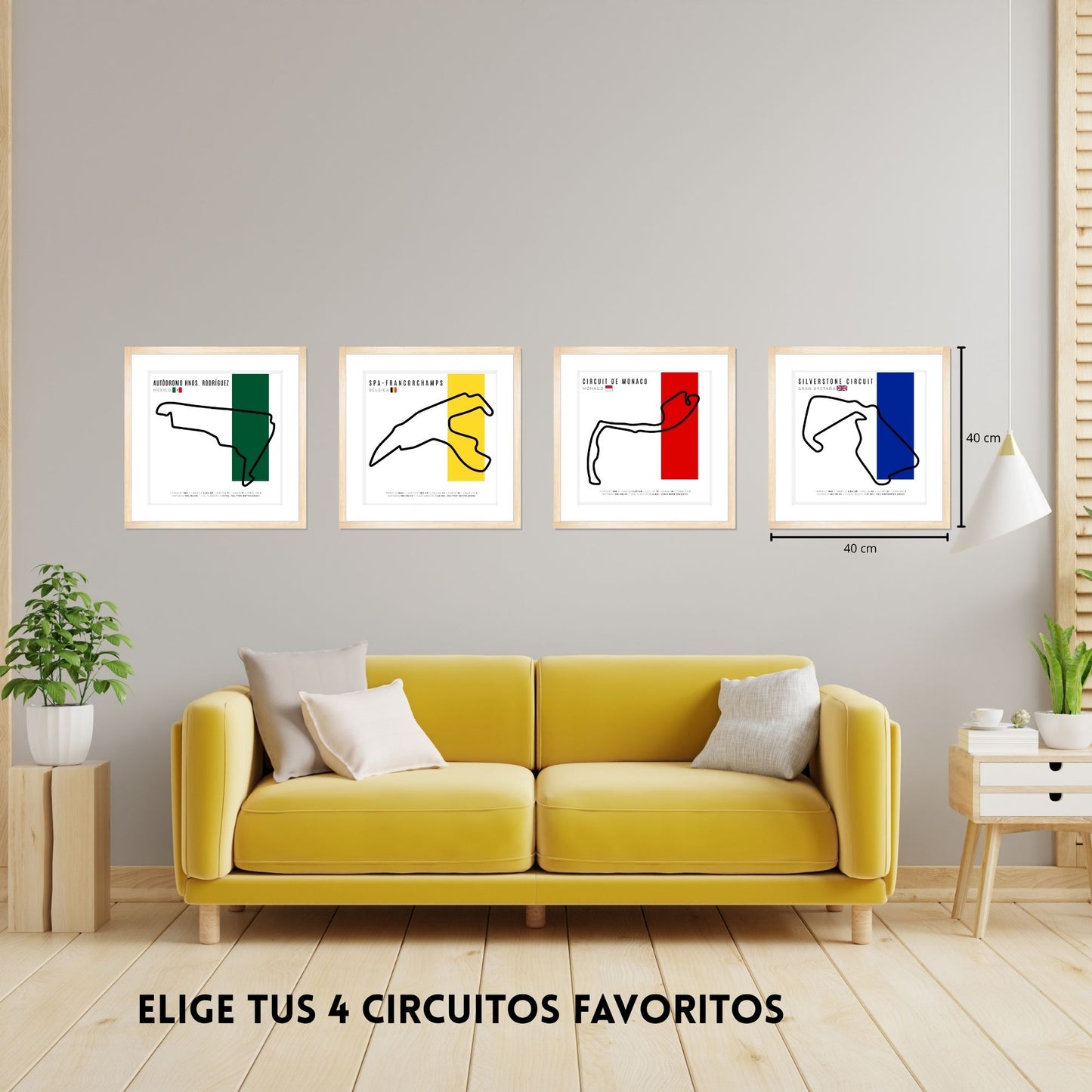 Paquete F1 – Set de 4 Circuitos Personalizables