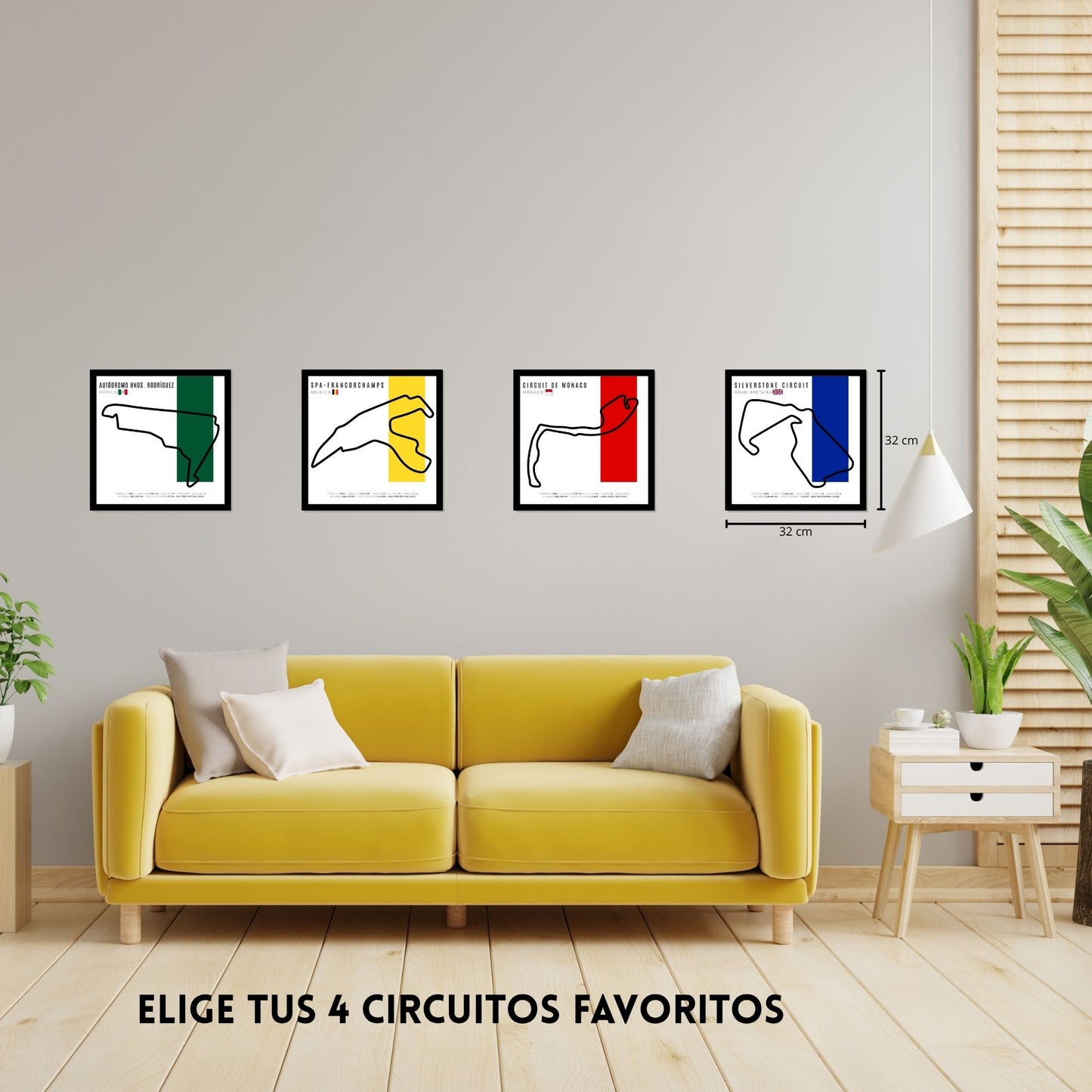 Paquete F1 – Set de 4 Circuitos Personalizables
