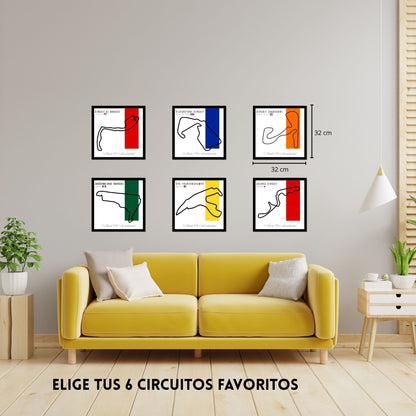 Paquete F1 – Set de 6 Circuitos Personalizables