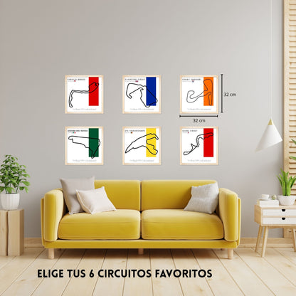 Paquete F1 – Set de 6 Circuitos Personalizables