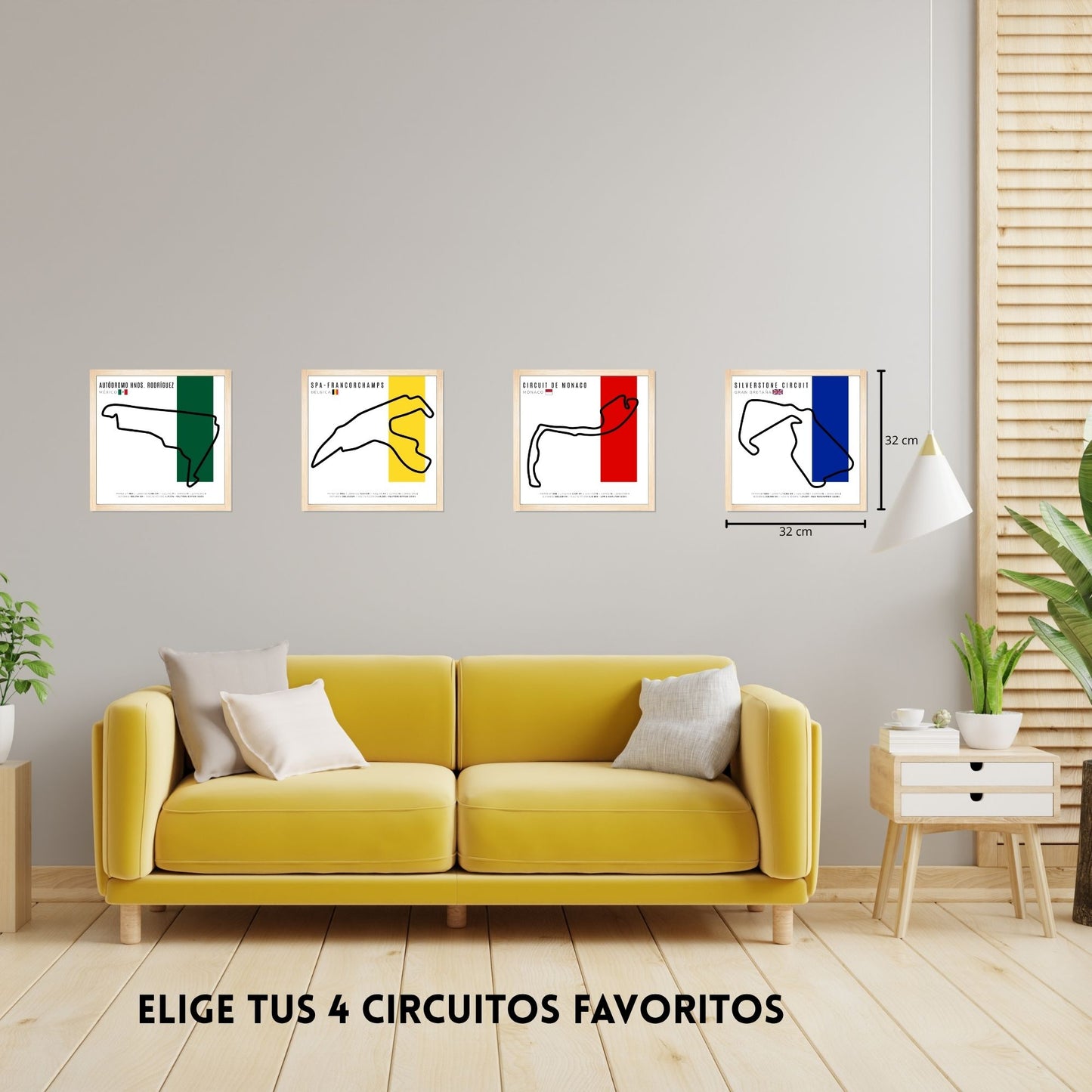 Paquete F1 – Set de 4 Circuitos Personalizables