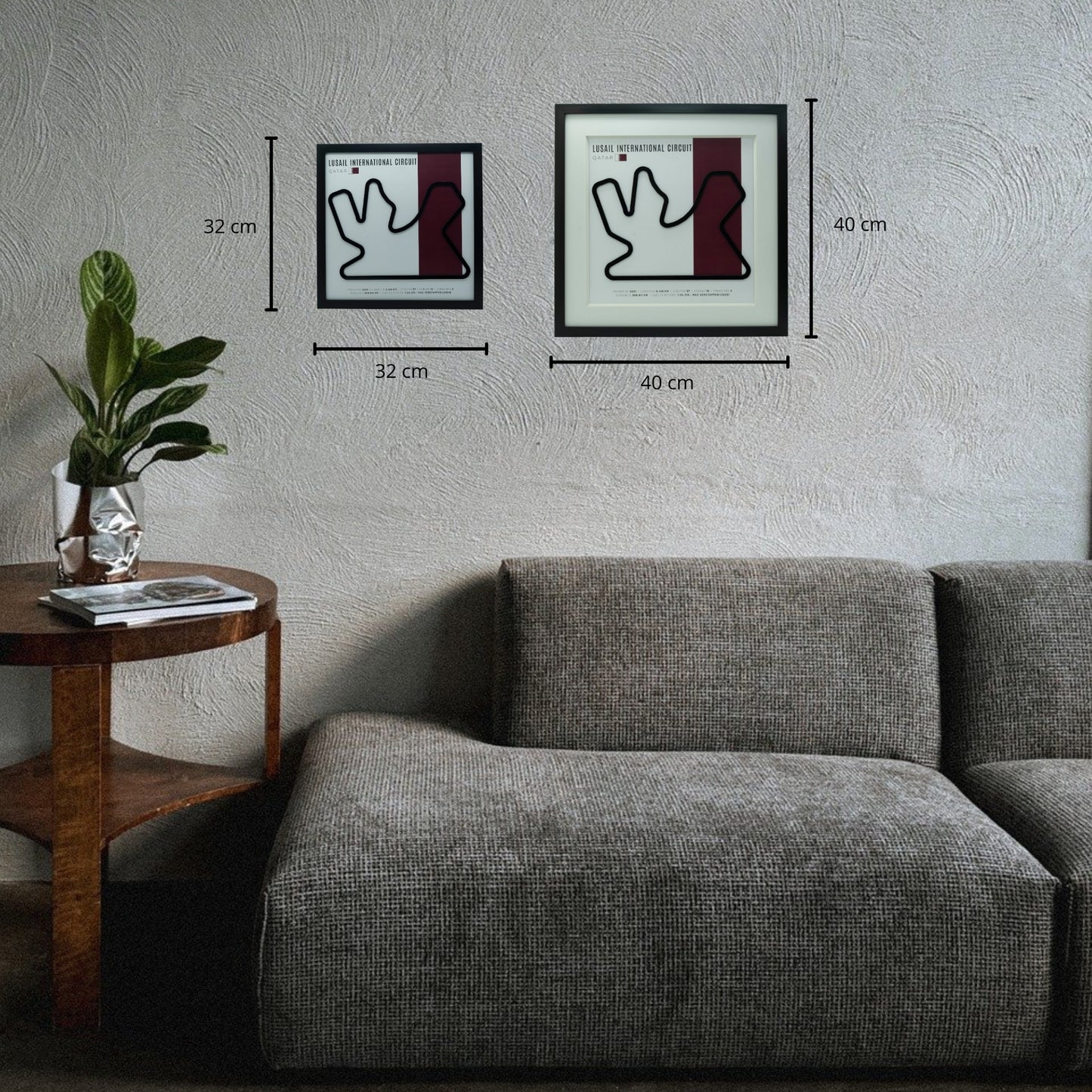 F1 - Circuito 3D Enmarcado | Lusail International Circuit (Qatar)