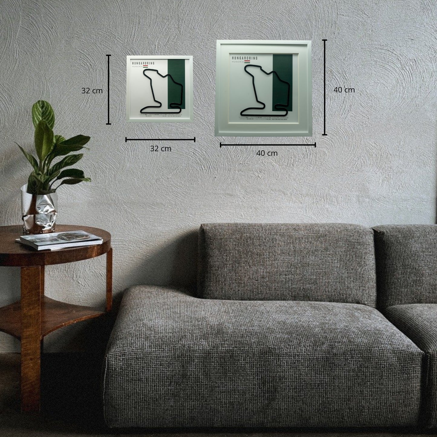 F1 - Circuito 3D Enmarcado | Hungaroring (Hungría)