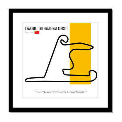 F1 – Circuito 3D Enmarcado | Shanghai International Circuit (China)