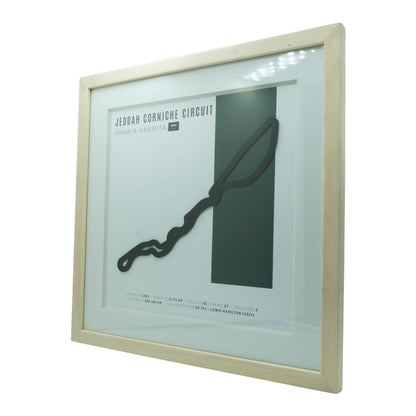 F1 –  Circuito 3D Enmarcado | Jeddah Corniche Circuit (Arabia Saudita)