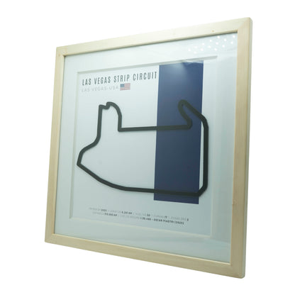 F1 - Circuito 3D Enmarcado | Las Vegas Strip Circuit (Estados Unidos)