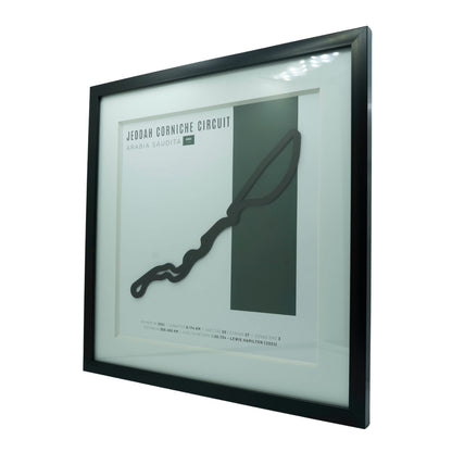 F1 –  Circuito 3D Enmarcado | Jeddah Corniche Circuit (Arabia Saudita)