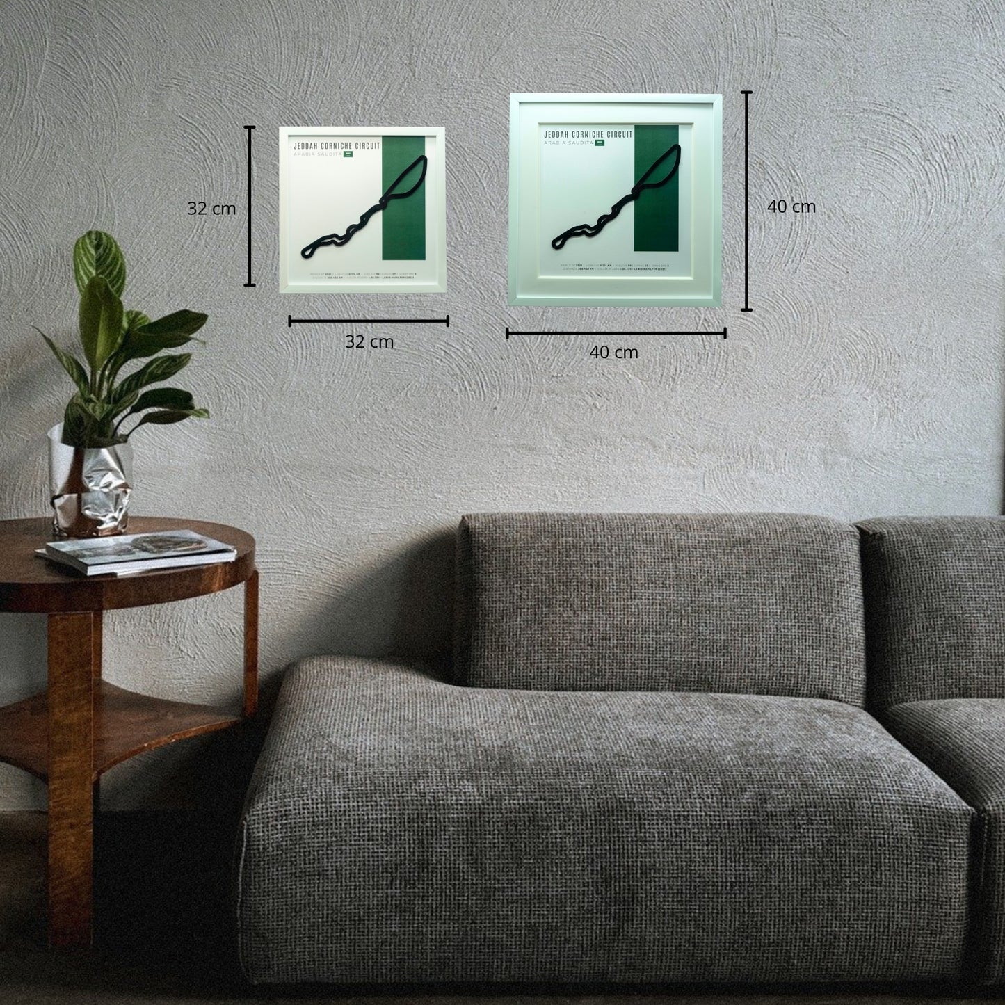 F1 –  Circuito 3D Enmarcado | Jeddah Corniche Circuit (Arabia Saudita)