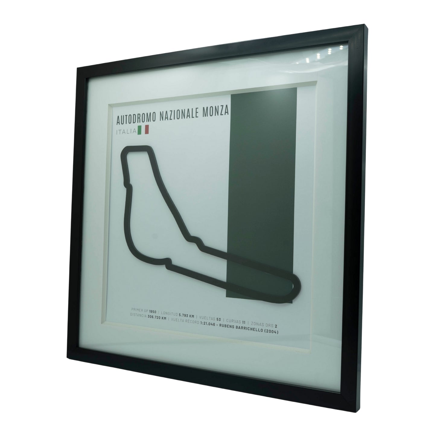 F1 - Circuito 3D Enmarcado | Autodromo Nazionale Monza (Italia)