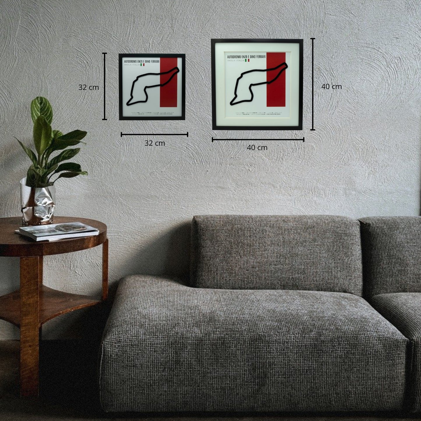 F1 - Circuito 3D Enmarcado | Autodromo Enzo e Dino Ferrari (Italia)