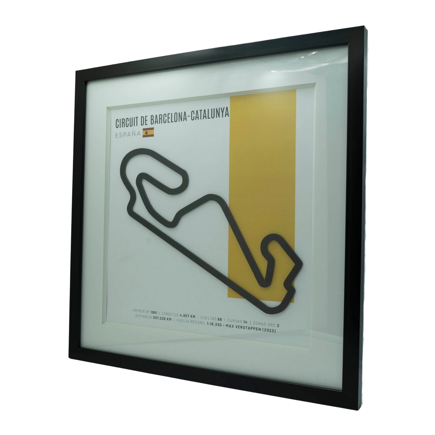 F1 - Circuito 3D Enmarcado | Circuit de Barcelona- Circuito 3D Enmarcado |Catalunya (España)