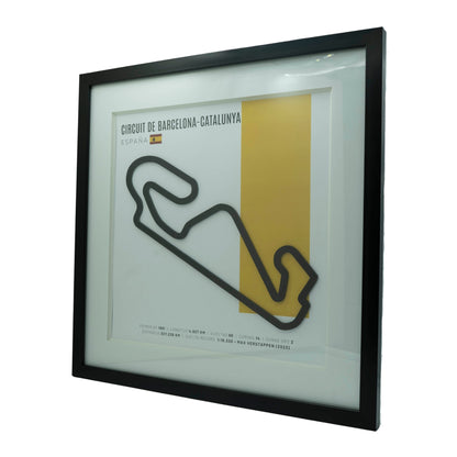 F1 - Circuito 3D Enmarcado | Circuit de Barcelona- Circuito 3D Enmarcado |Catalunya (España)