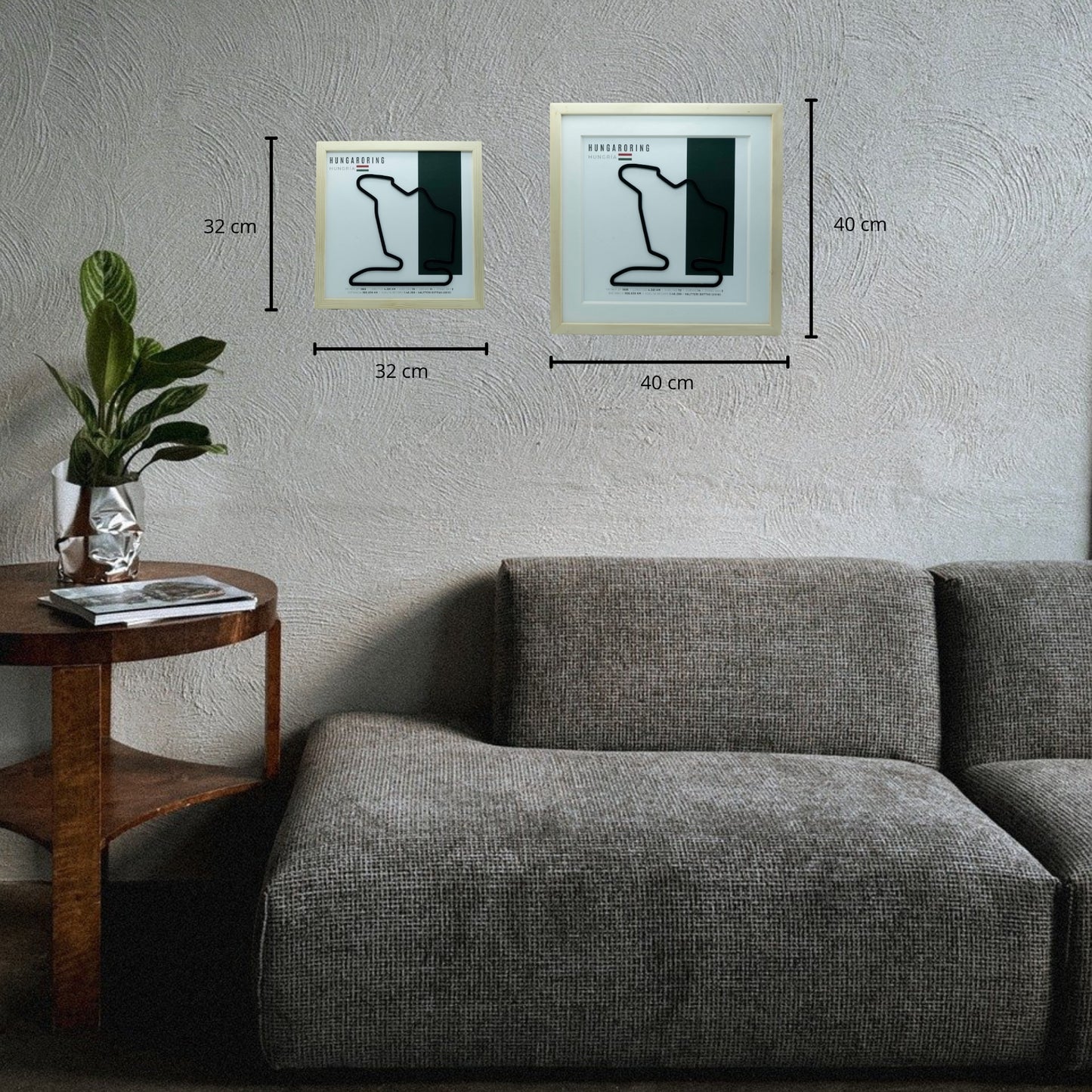 F1 - Circuito 3D Enmarcado | Hungaroring (Hungría)