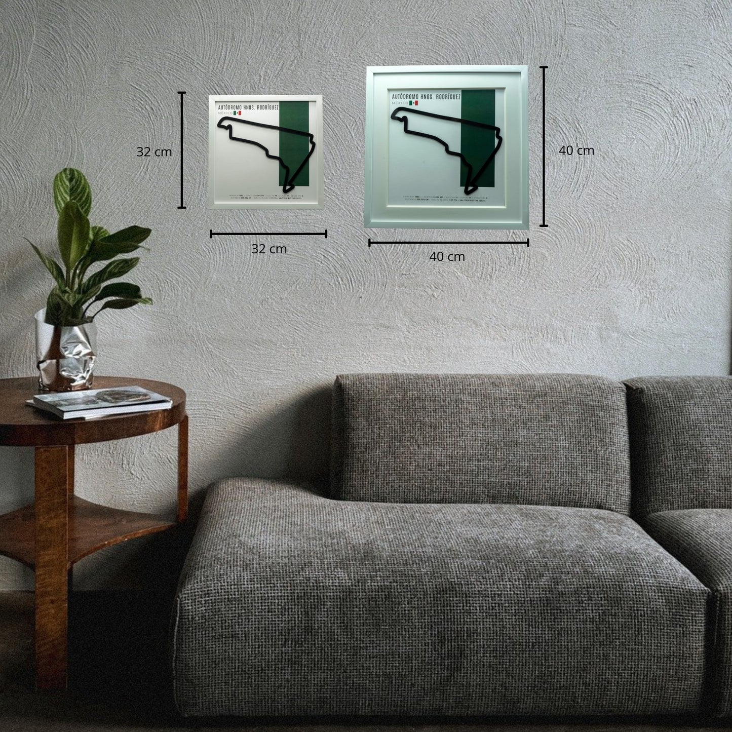 F1 - Circuito 3D Enmarcado | Autódromo Hermanos Rodríguez (México)