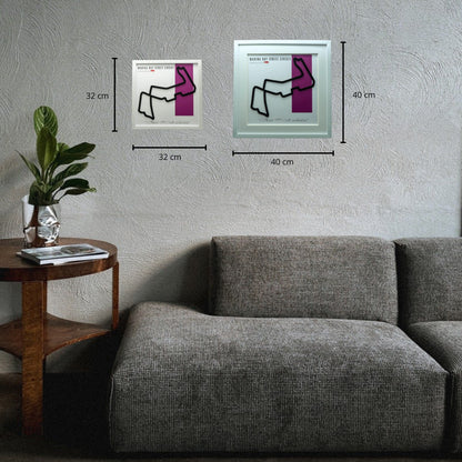 F1 - Circuito 3D Enmarcado | Marina Bay Street Circuit (Singapur)
