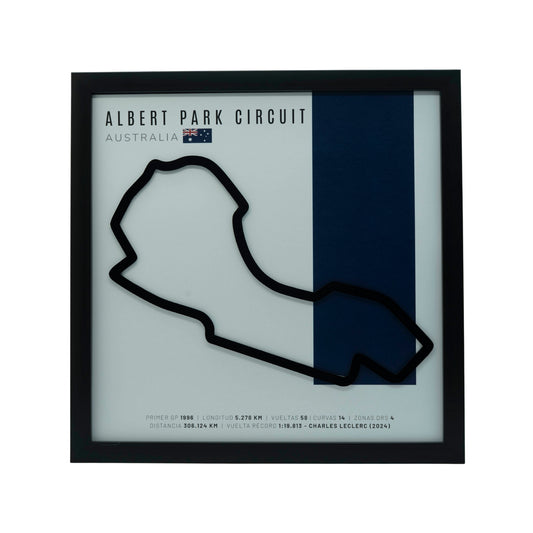 F1 – Albert Park Circuit (Australia) | Circuito 3D enmarcado