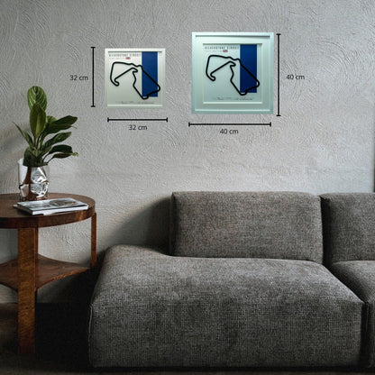 F1 - Circuito 3D Enmarcado | Silverstone Circuit (Gran Bretaña)