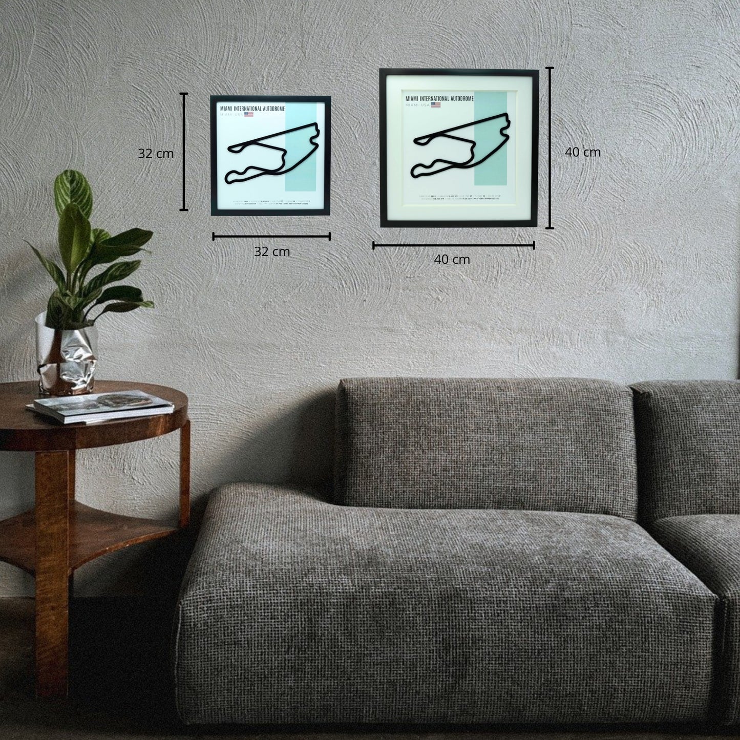 F1 - Circuito 3D Enmarcado | Miami International Autodrome (Estados Unidos)