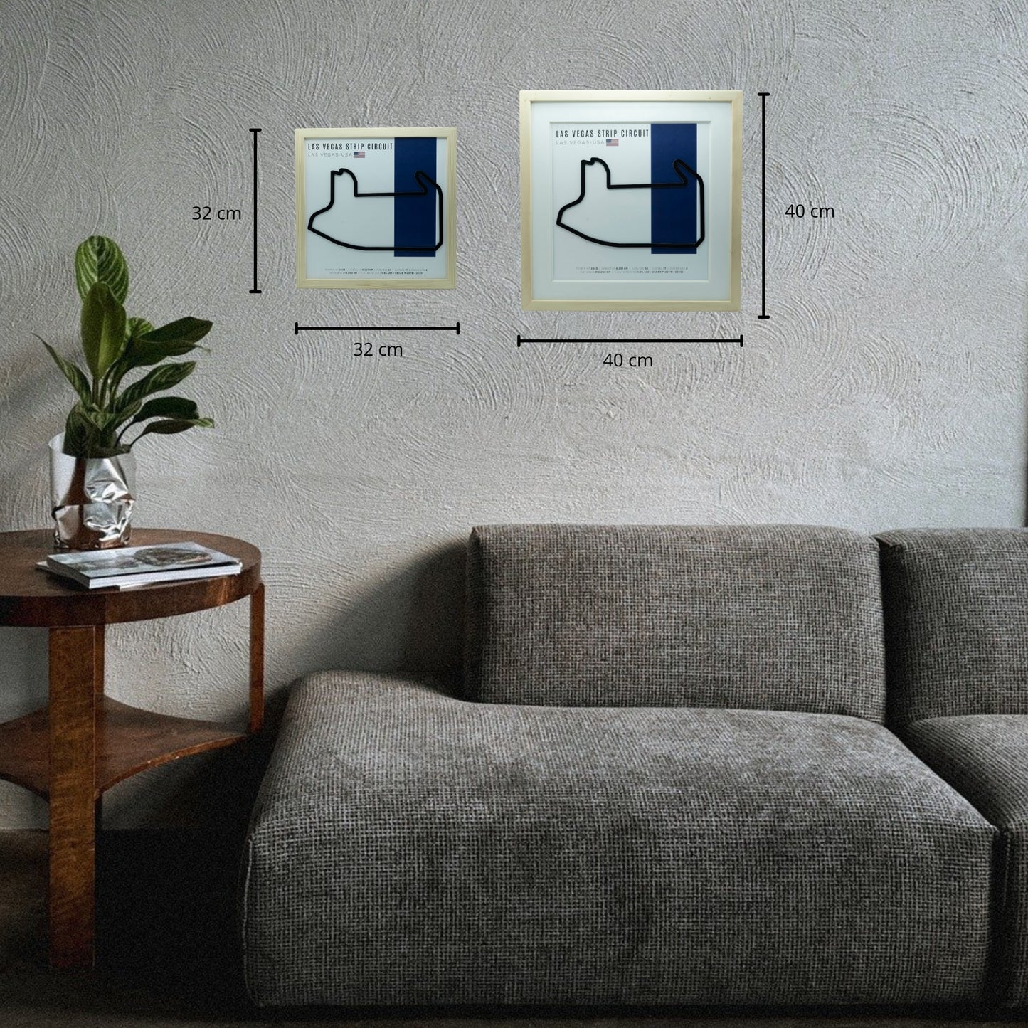 F1 - Circuito 3D Enmarcado | Las Vegas Strip Circuit (Estados Unidos)