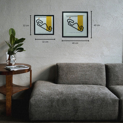 F1 - Circuito 3D Enmarcado | Circuit de Barcelona- Circuito 3D Enmarcado |Catalunya (España)