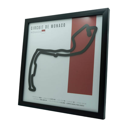 F1 - Circuito 3D Enmarcado | Circuit de Monaco (Mónaco)