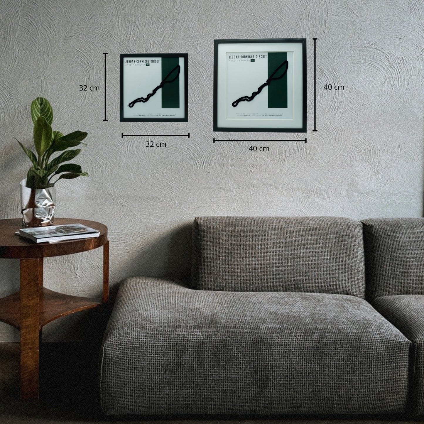 F1 –  Circuito 3D Enmarcado | Jeddah Corniche Circuit (Arabia Saudita)