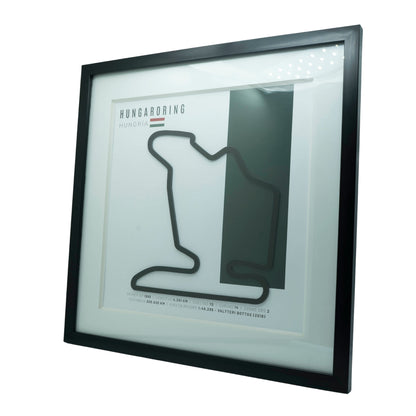 F1 - Circuito 3D Enmarcado | Hungaroring (Hungría)