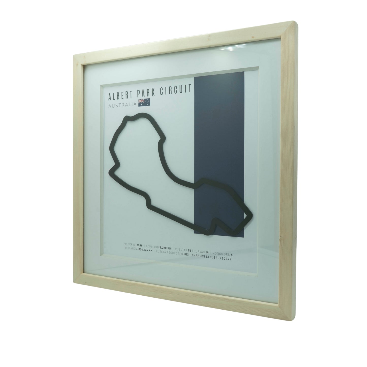 F1 –  Circuito 3D Enmarcado | Albert Park Circuit (Australia)