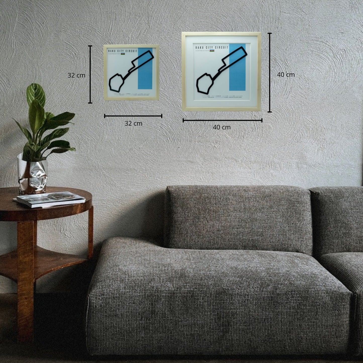 F1 - Circuito 3D Enmarcado | Baku City Circuit (Azerbaiyán)