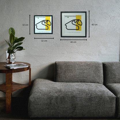 F1 - Circuito 3D Enmarcado | Autódromo José Carlos Pace / Interlagos (Brasil)